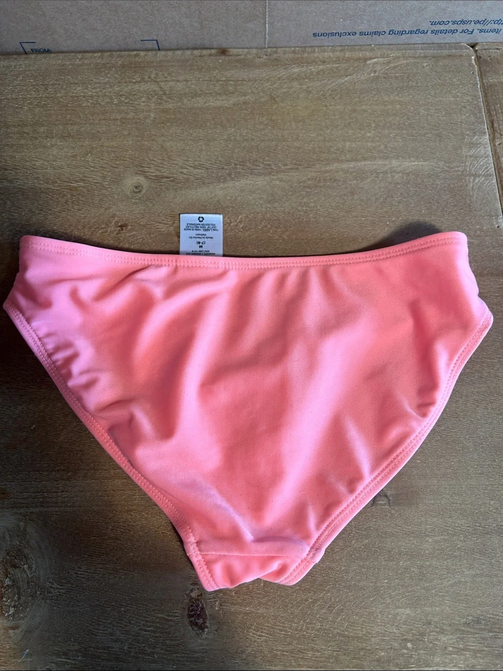 wonder nation Pink Coral Girls' Bikini Bottoms